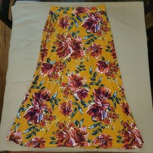 Flower Print Skirt
